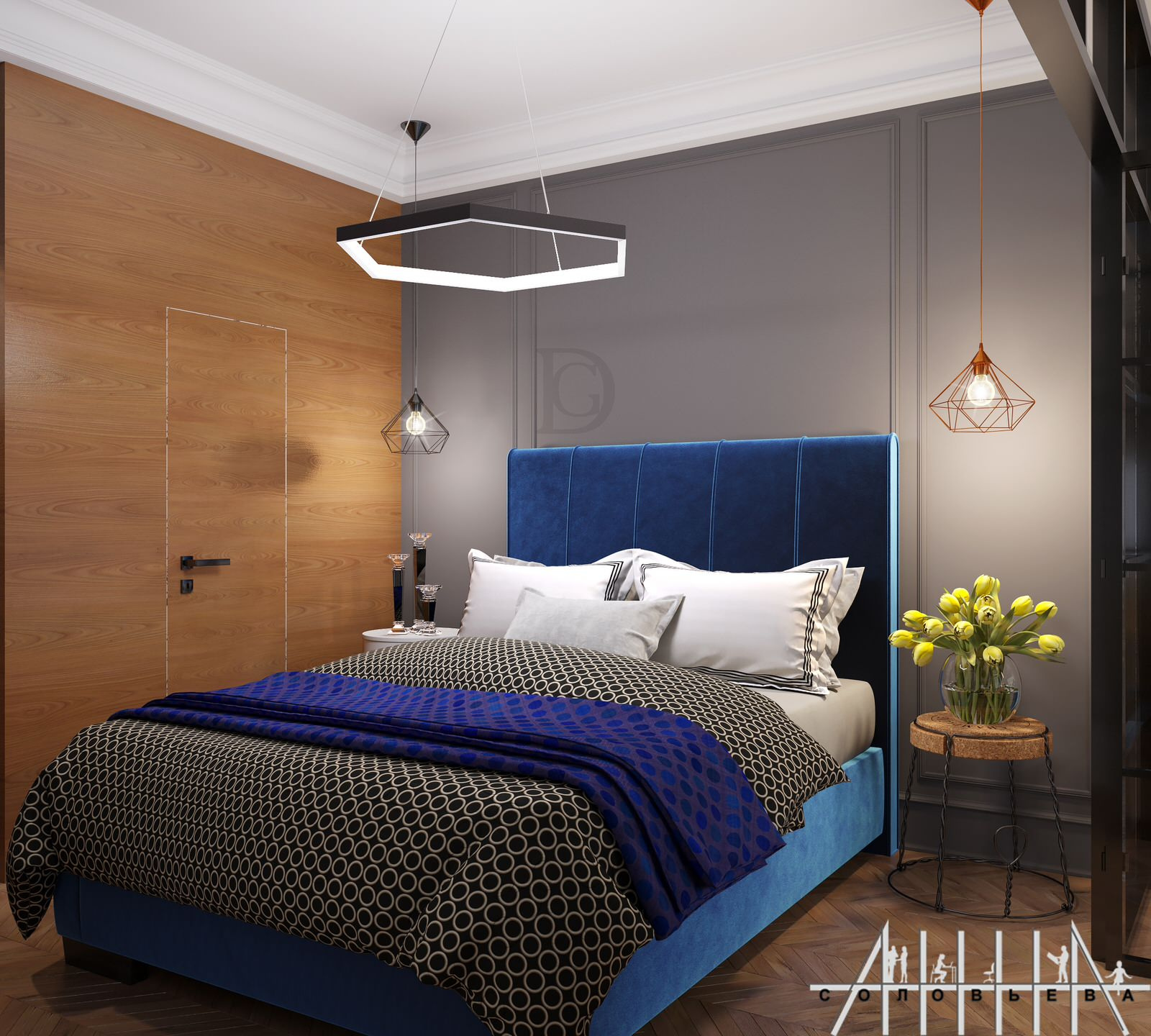 Interior design of a residential flat at Moscow