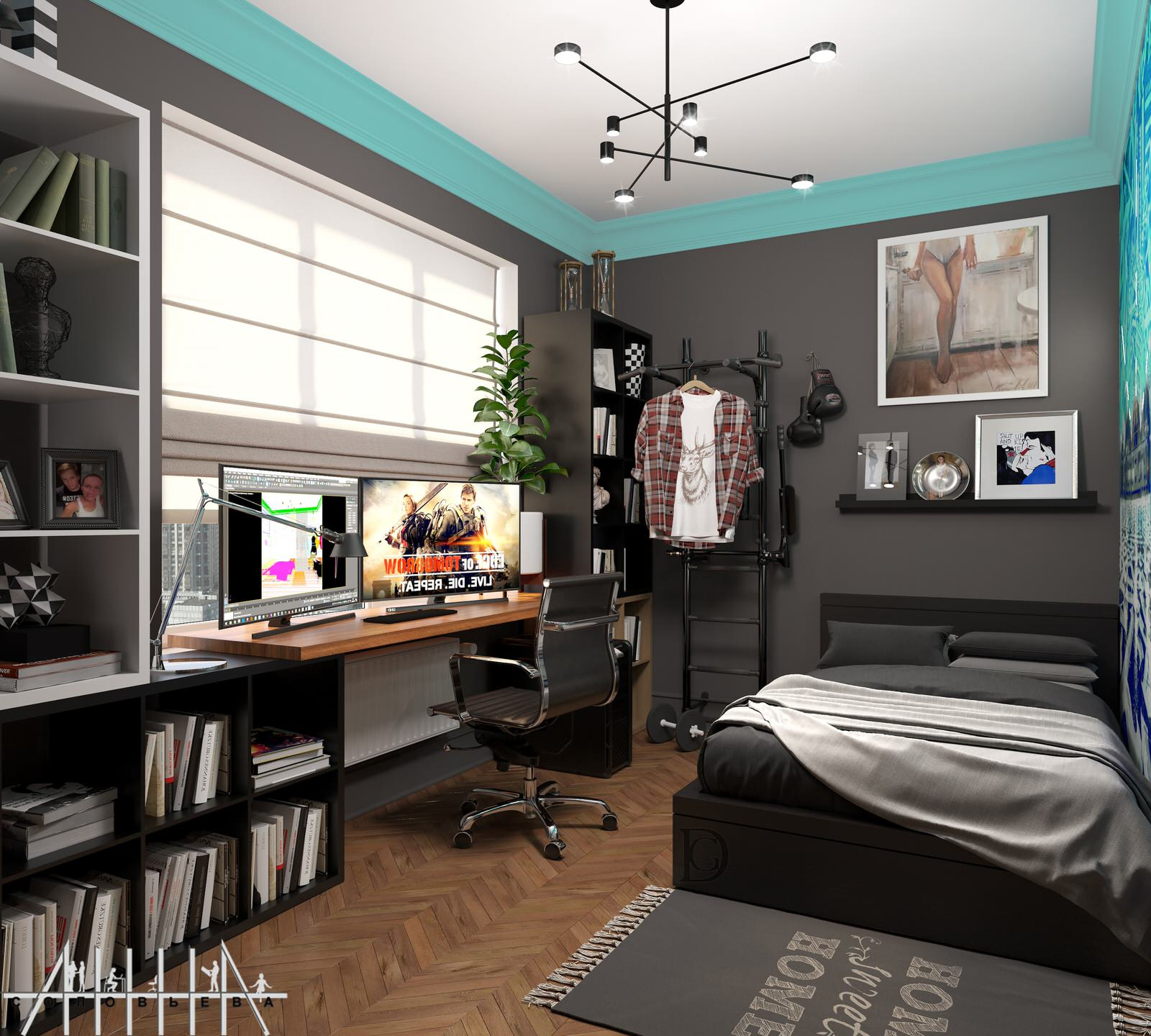 Interior design of a residential flat at Moscow