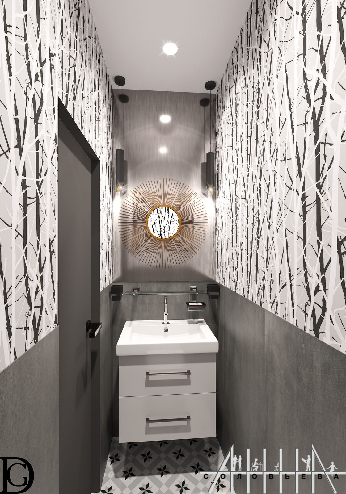 Interior design of a residential flat at Moscow