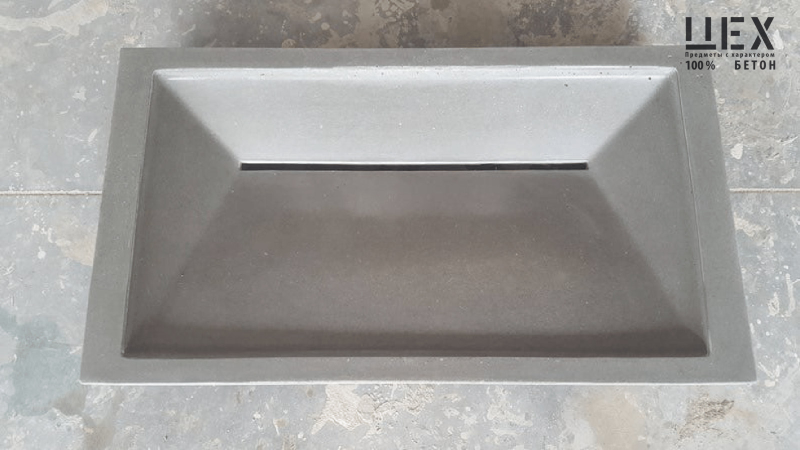 Раковина из бетона