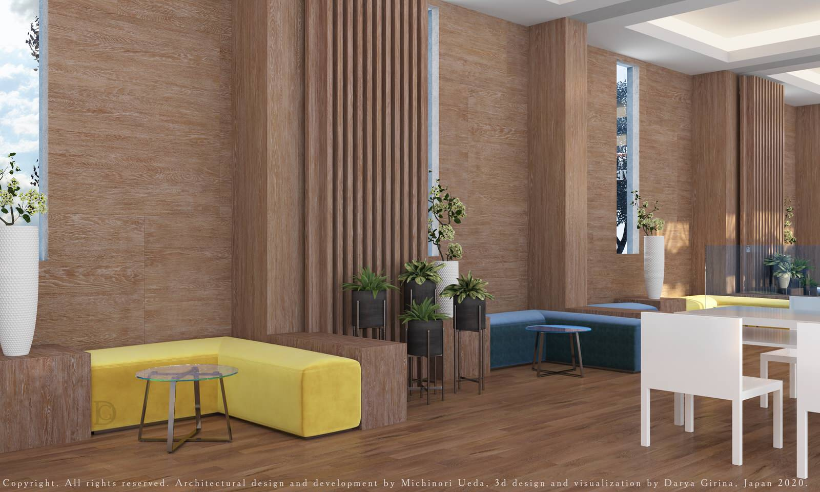 Visual concept for renovation of public area
