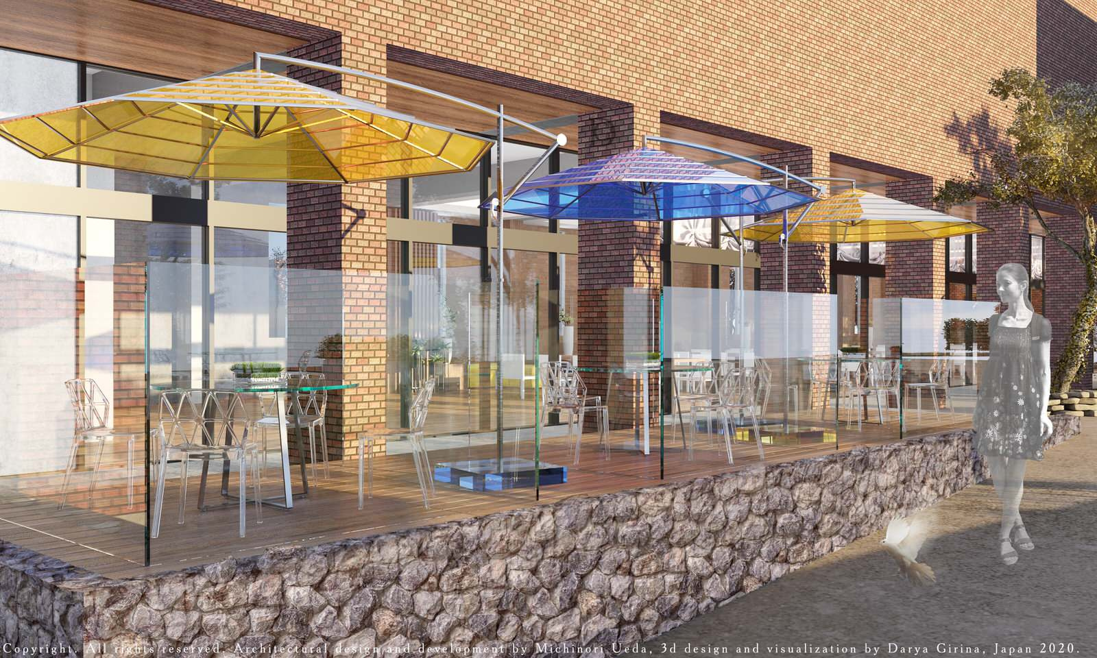 Visual concept for renovation of public area