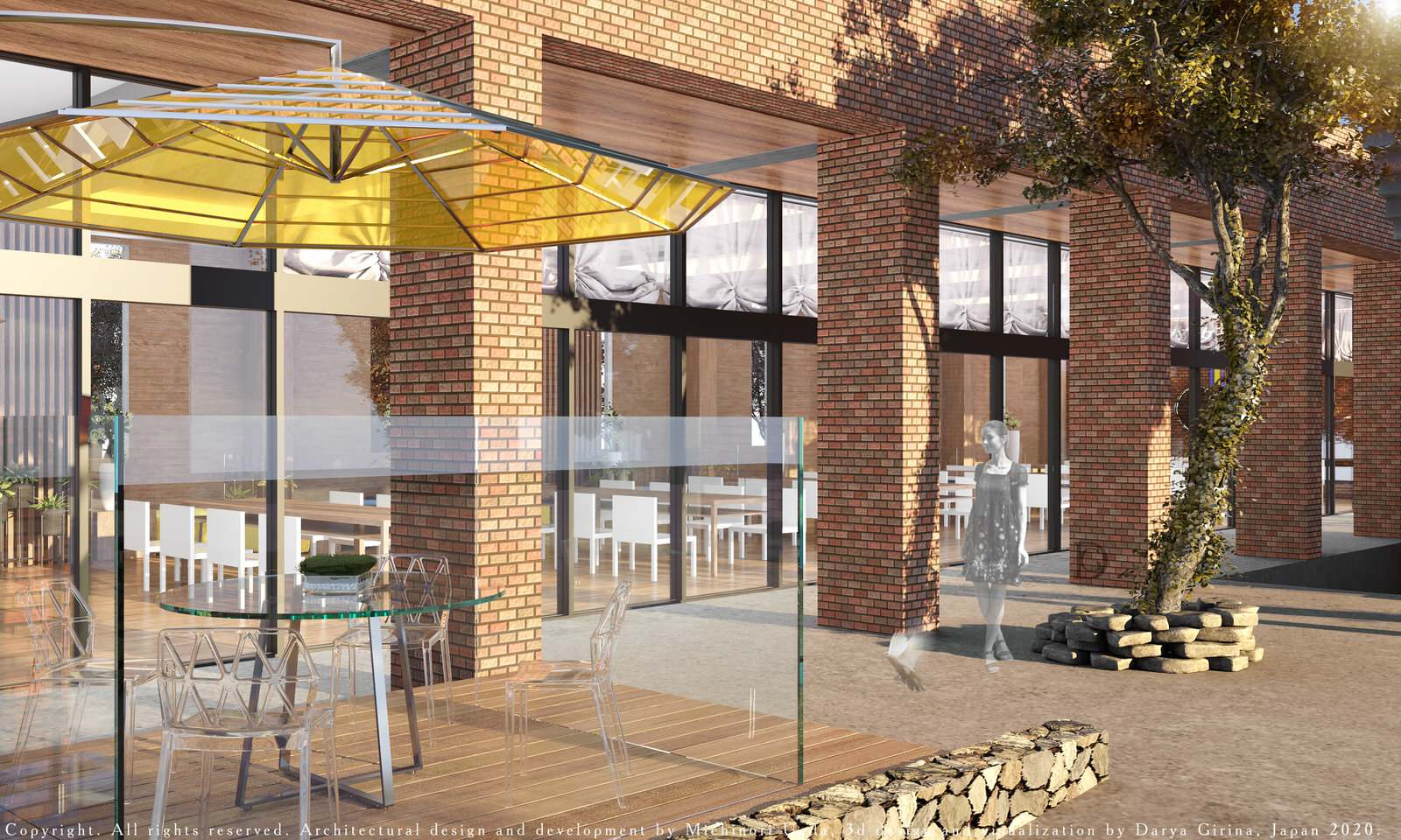 Visual concept for renovation of public area