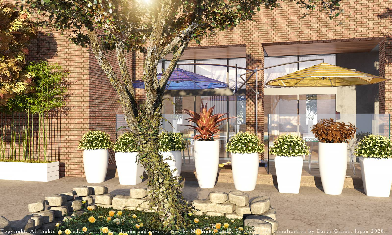 Visual concept for renovation of public area