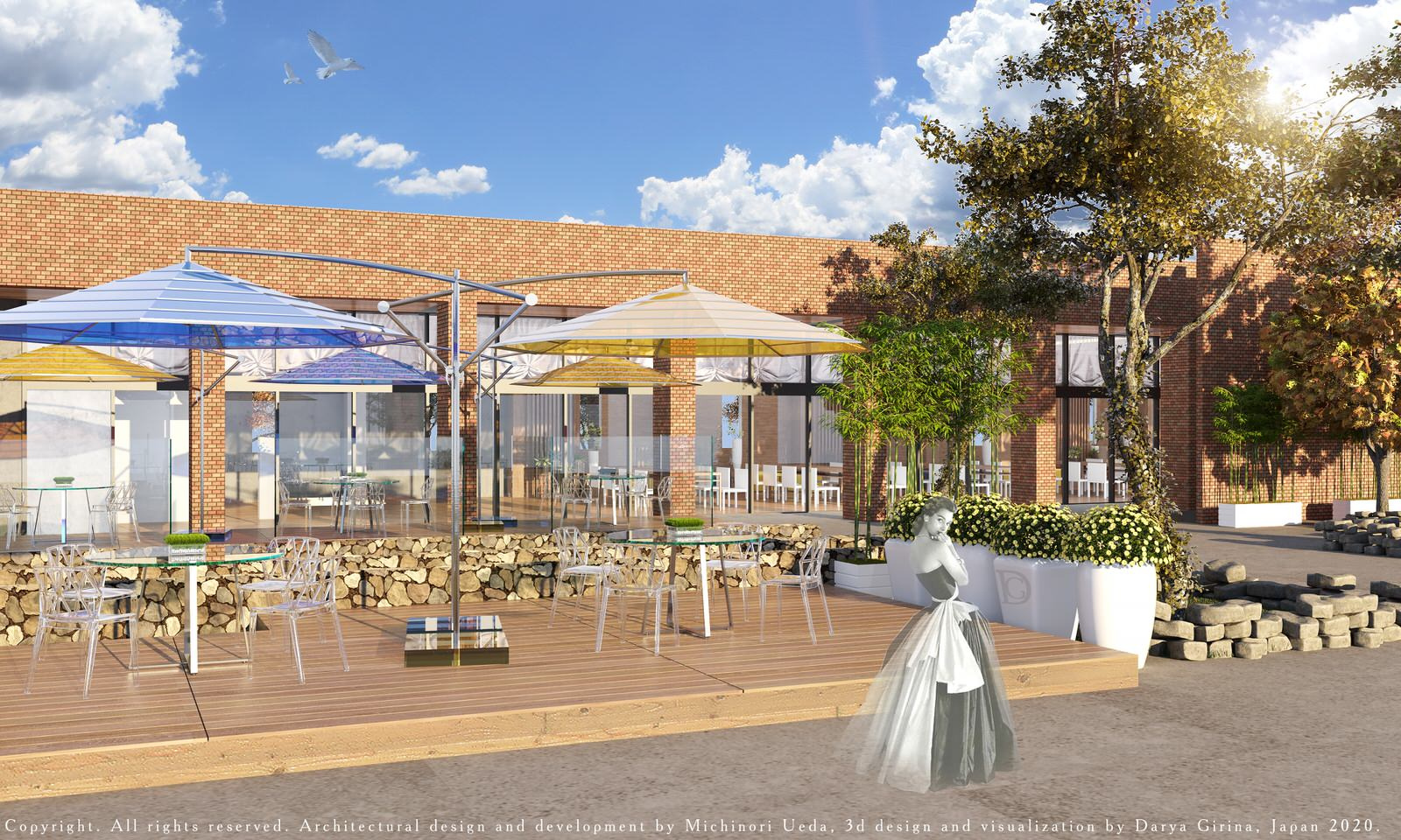 Visual concept for renovation of public area