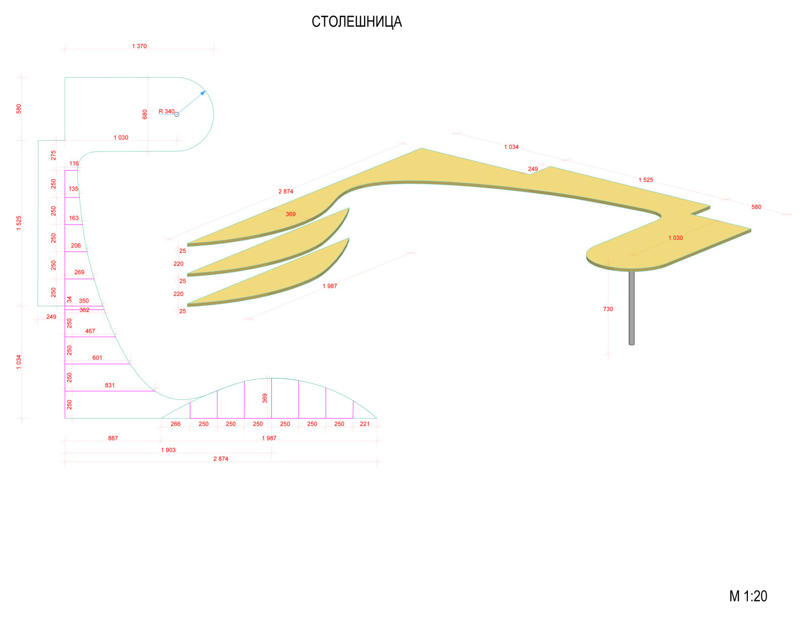 Квартира-студия в Одинцово 38 кв.м. - реализованный проект