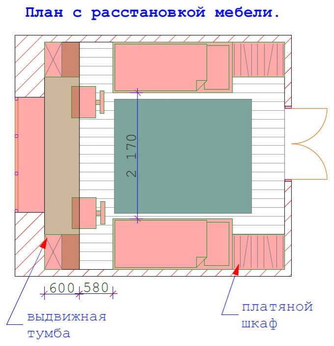 Детская комната для двух мальчиков.
