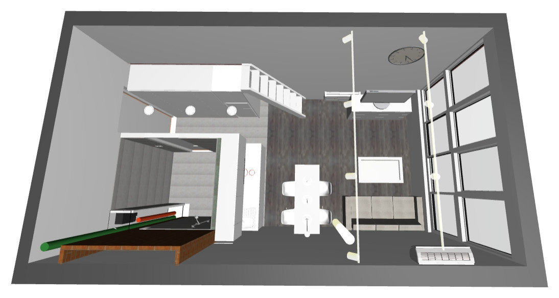 Двухуровневая квартира-студия ЖК Ильинские луга