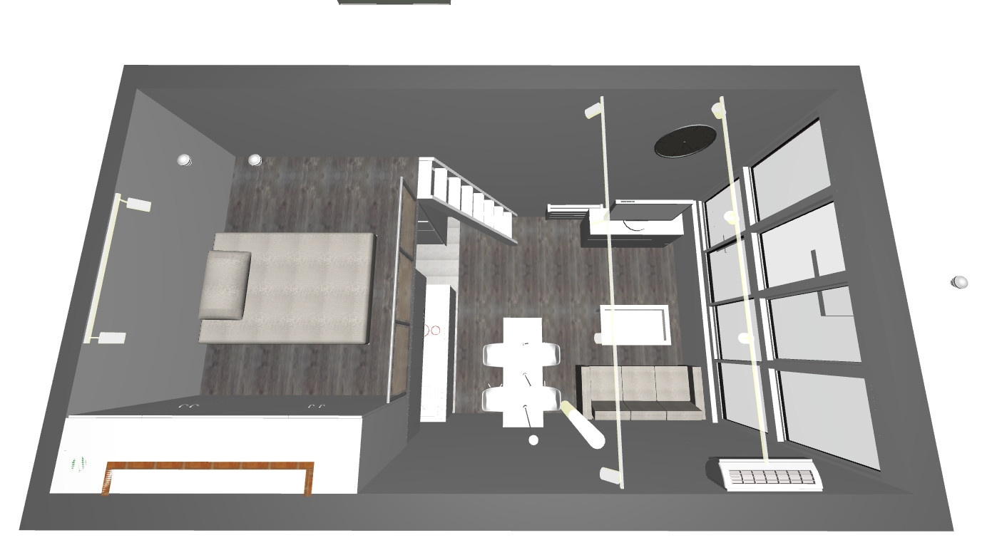 Двухуровневая квартира-студия ЖК Ильинские луга