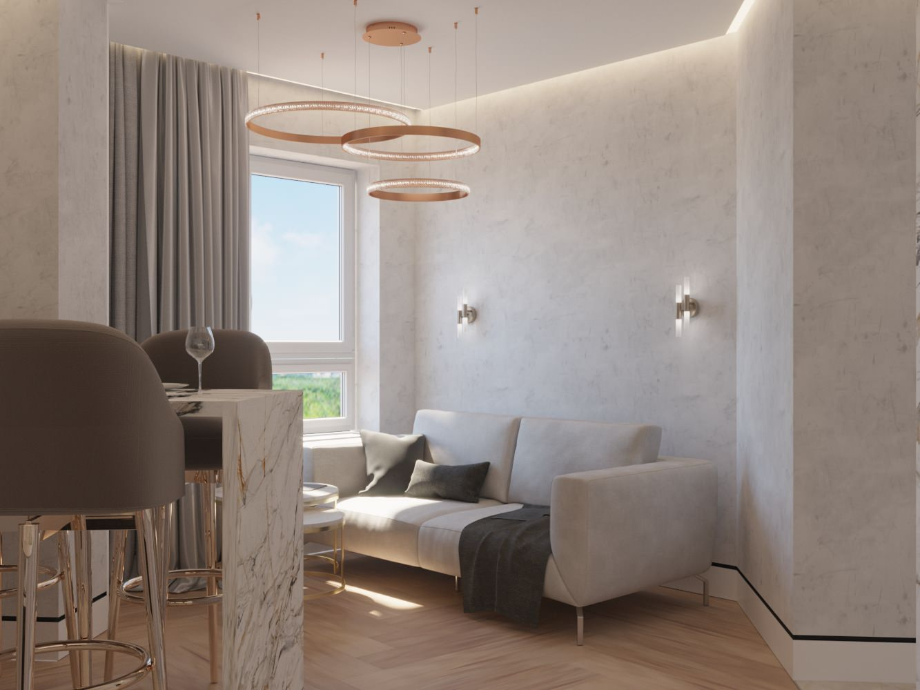 Кухня-гостиная