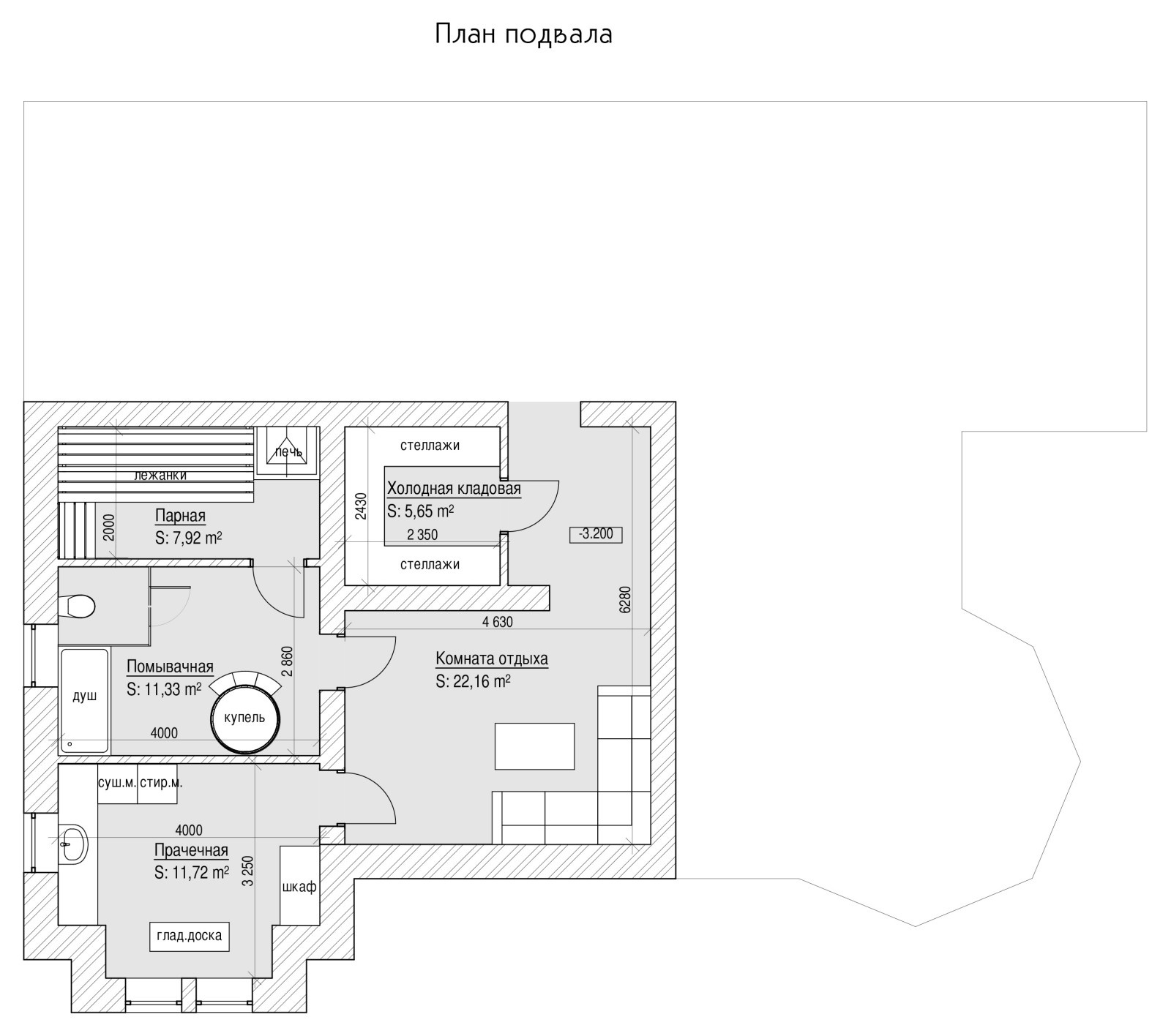 Дом на Чапаева. Площадь 460м2
