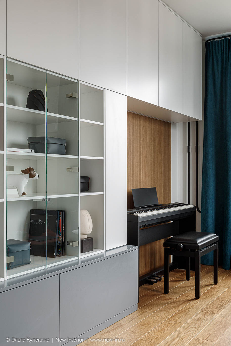 Квартира в стиле mid-century modern в ЖК Европа сити - 68 м²