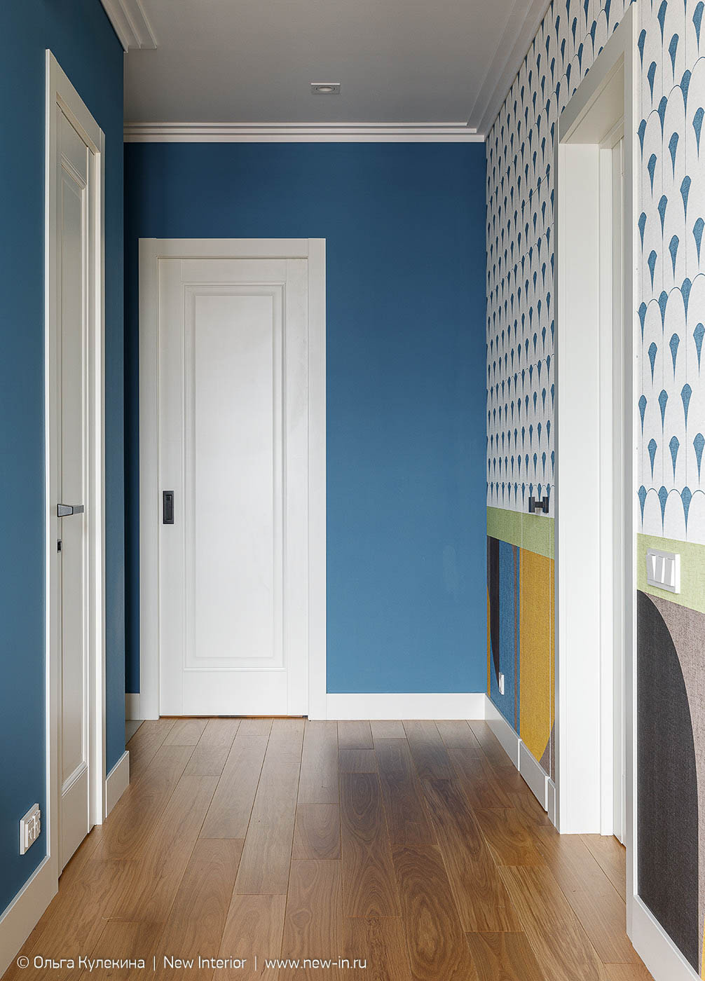 Квартира в стиле mid-century modern в ЖК Европа сити - 68 м²