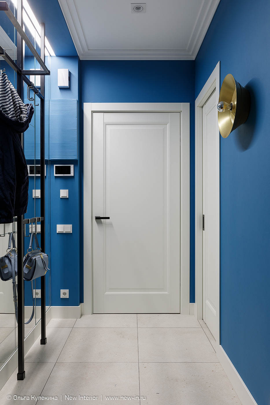 Квартира в стиле mid-century modern в ЖК Европа сити - 68 м²