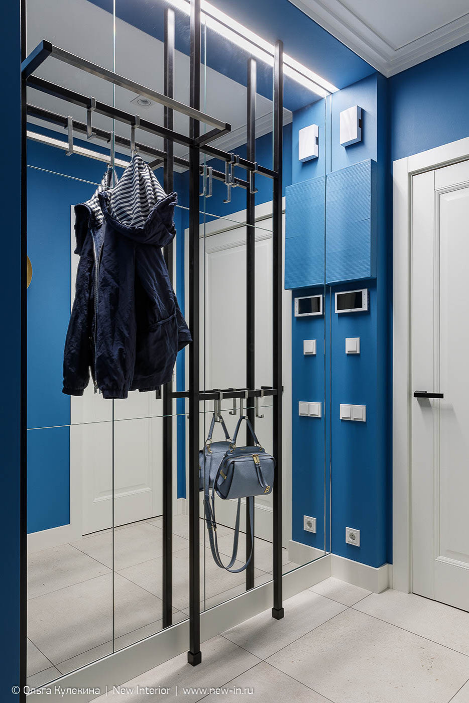 Квартира в стиле mid-century modern в ЖК Европа сити - 68 м²