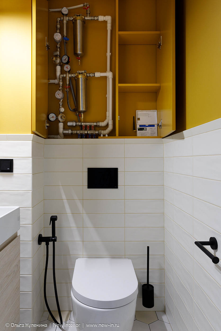 Квартира в стиле mid-century modern в ЖК Европа сити - 68 м²