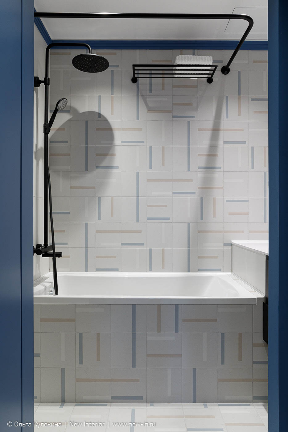 Квартира в стиле mid-century modern в ЖК Европа сити - 68 м²