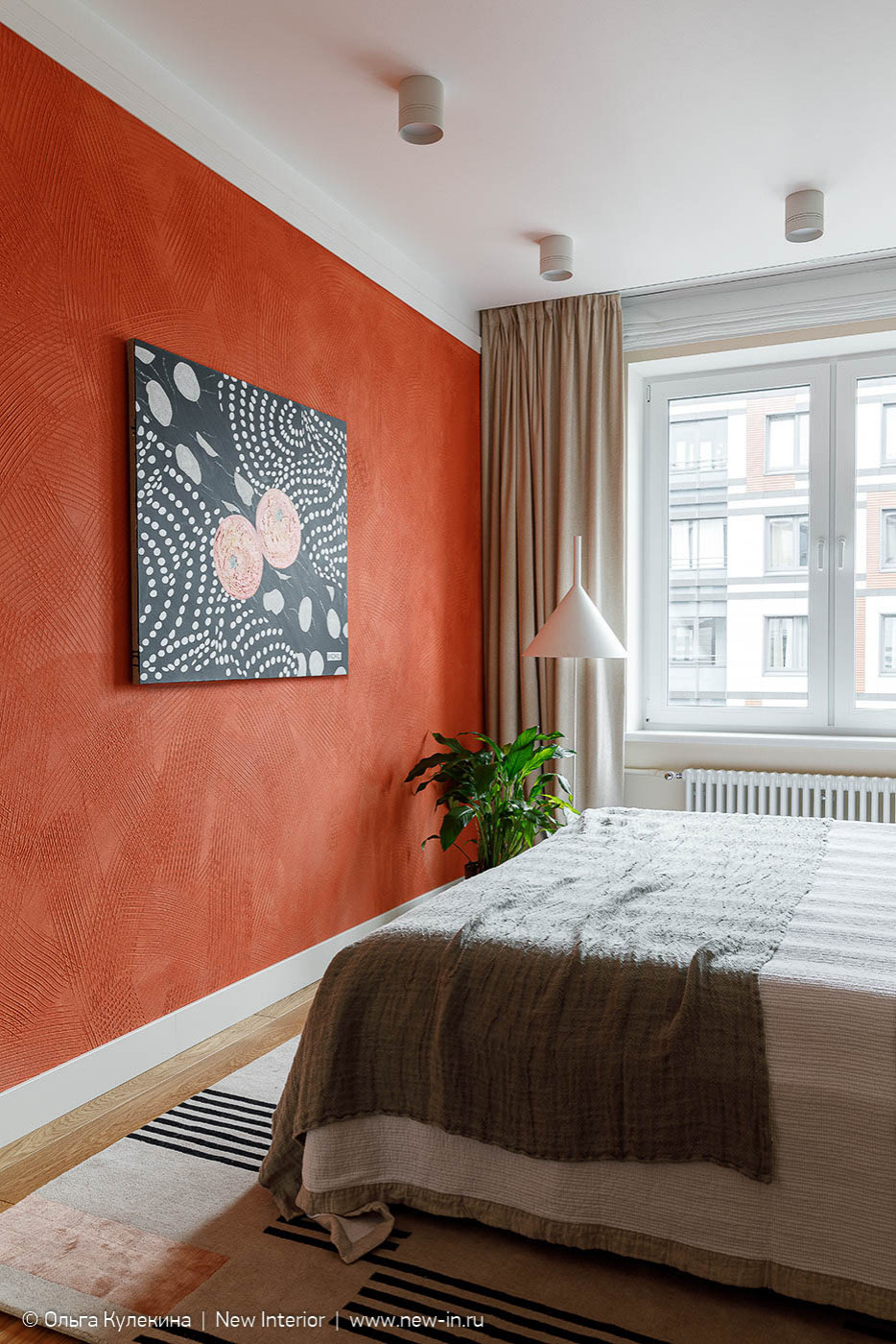 Квартира в стиле mid-century modern в ЖК Европа сити - 68 м²