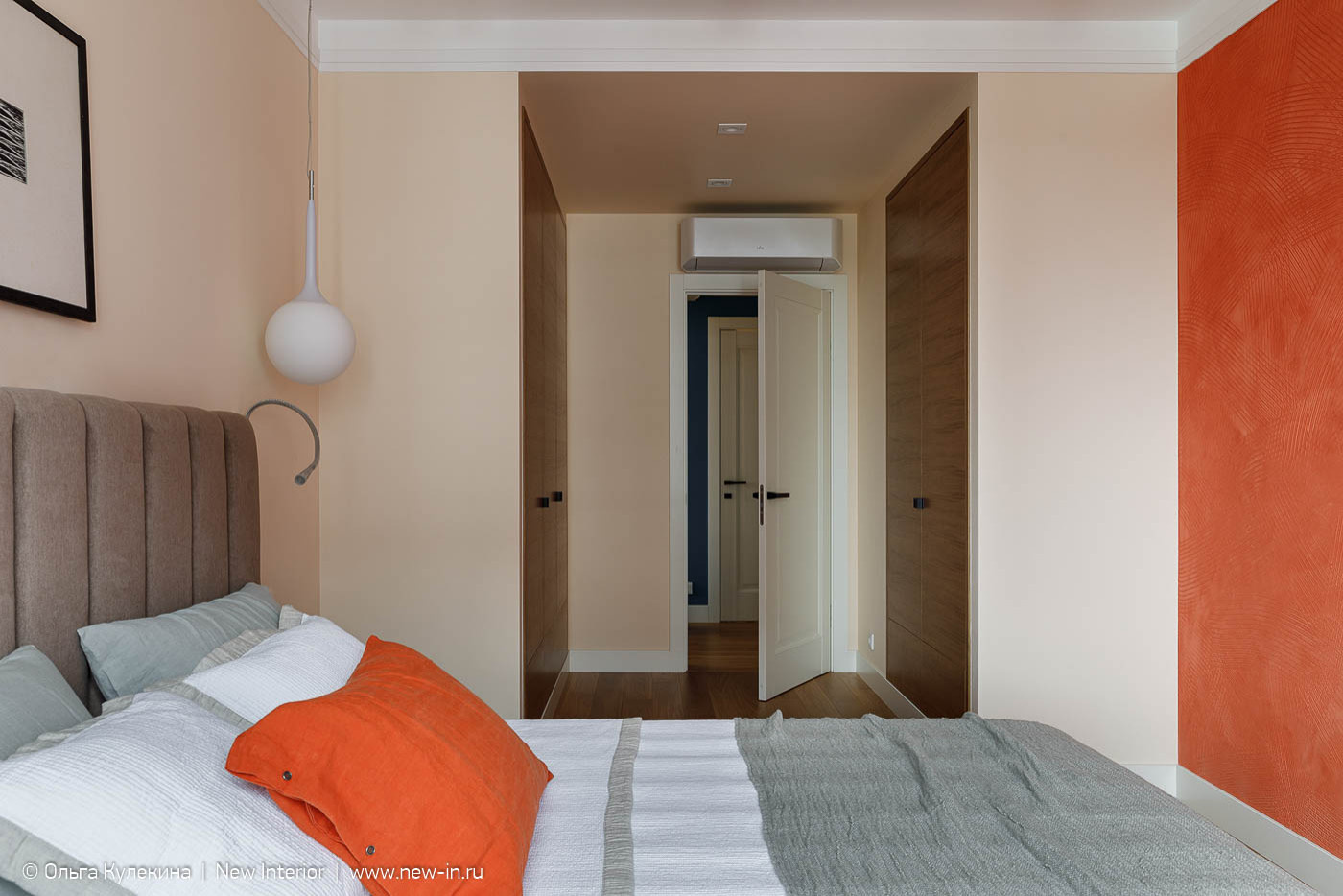 Квартира в стиле mid-century modern в ЖК Европа сити - 68 м²