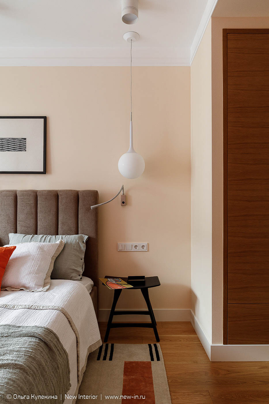 Квартира в стиле mid-century modern в ЖК Европа сити - 68 м²