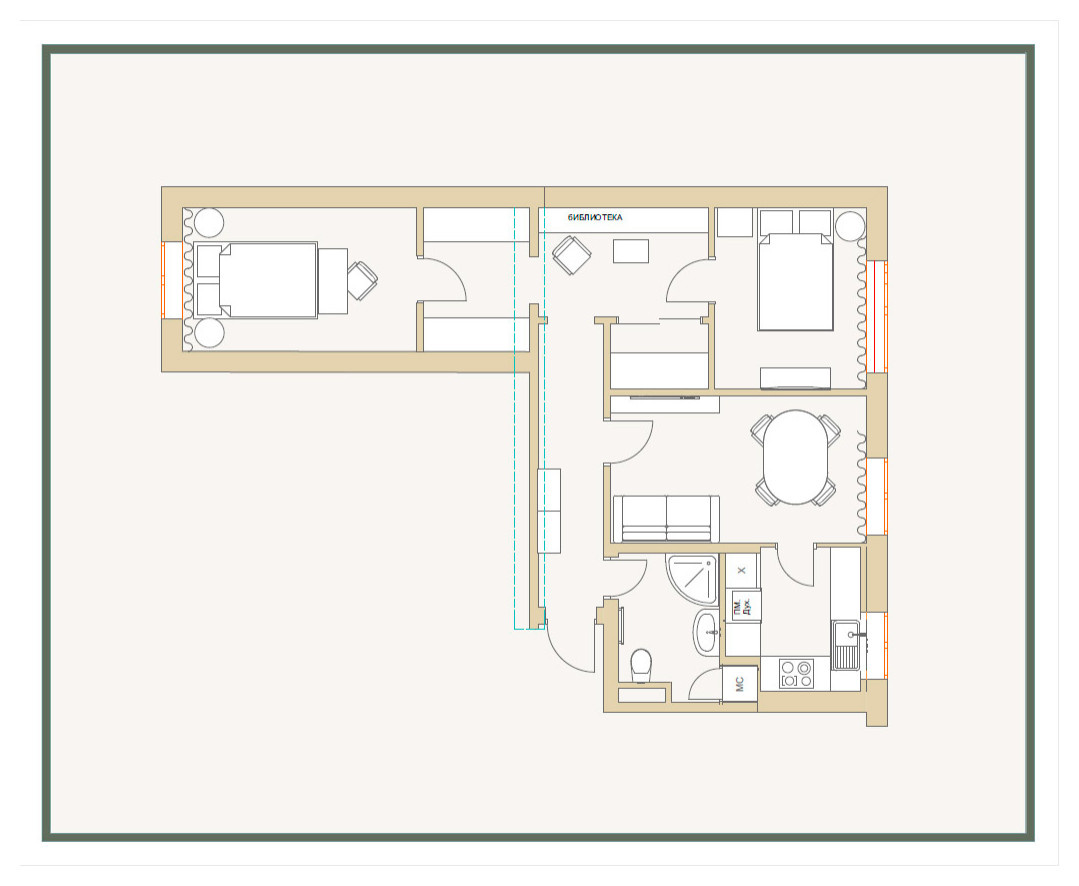 Перепланировка "Брежневки"
