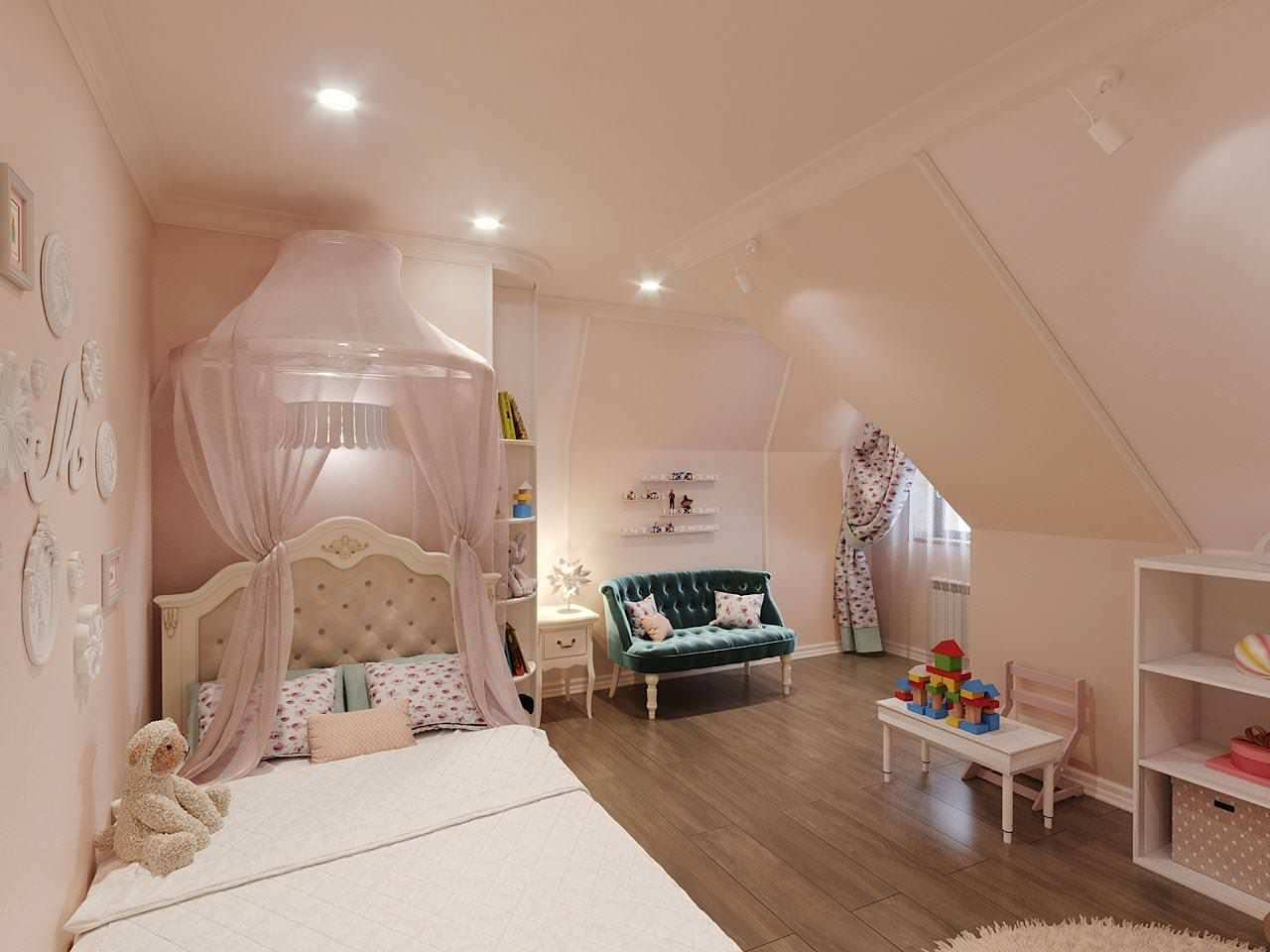 Обложка проекта: Детская комната для девочки