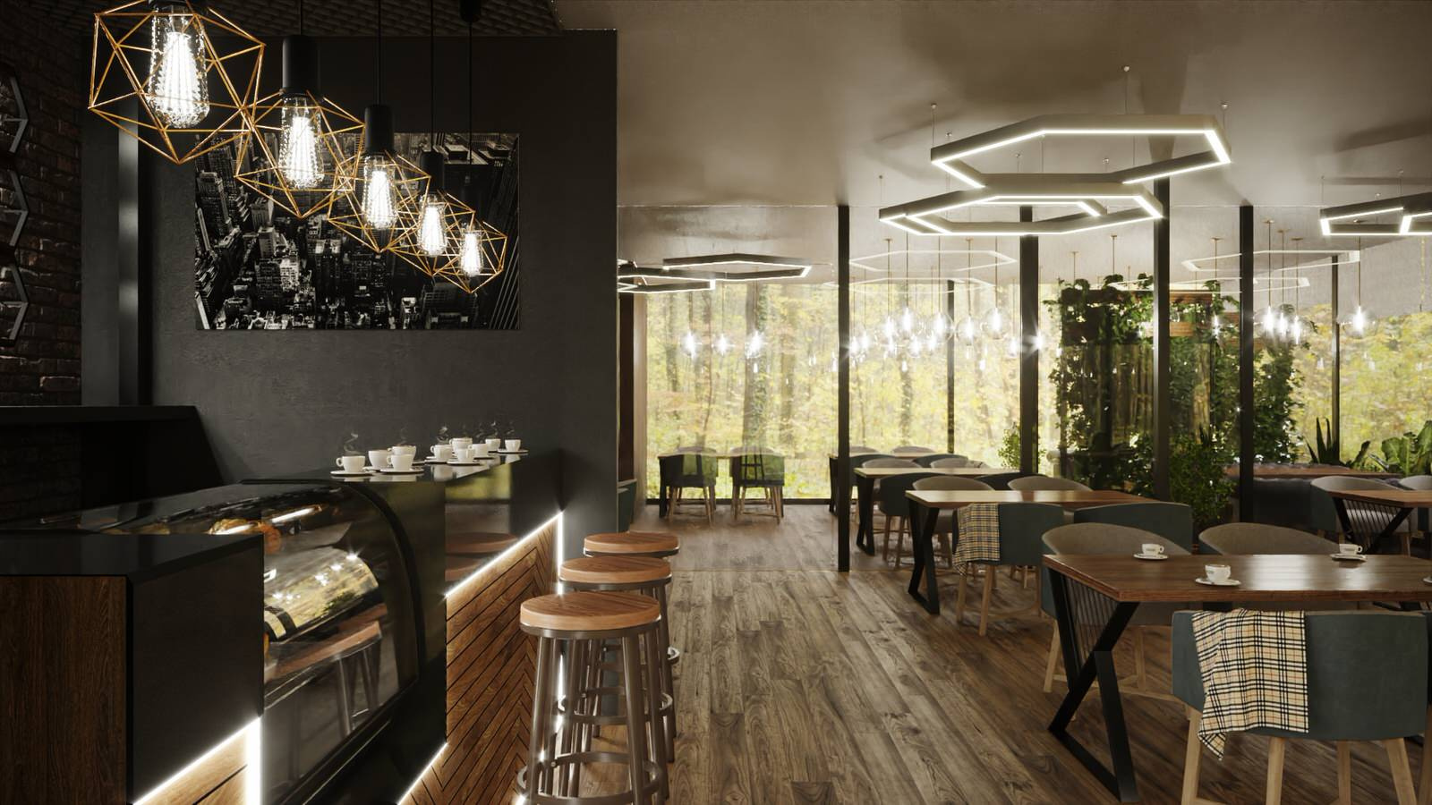 Кафе в стиле "Loft"