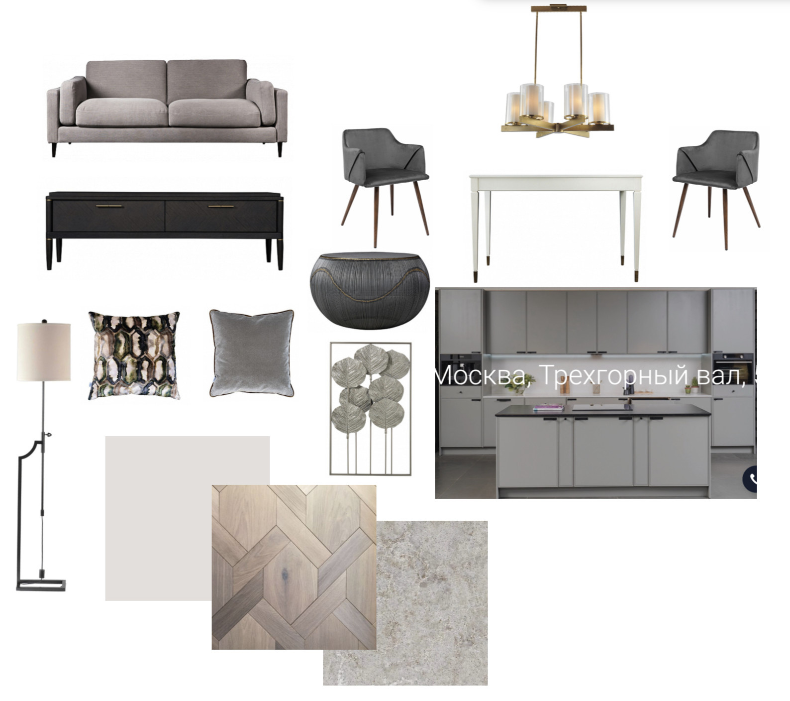 Обложка проекта: Квартира в стиле неоклассика 112м2