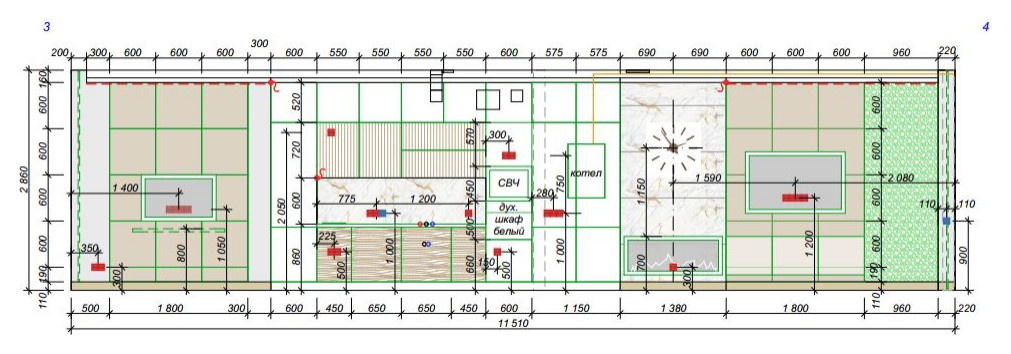 рабочие чертежи: развертки