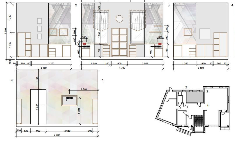 рабочие чертежи: развертки