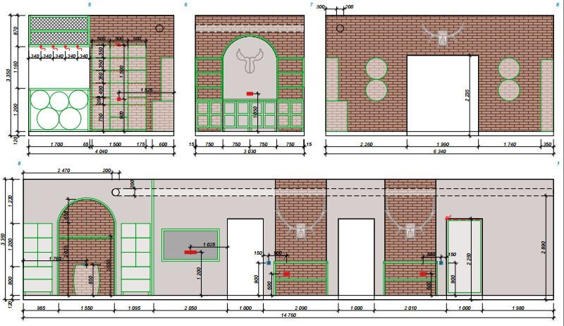 Обложка проекта: рабочие чертежи: развертки