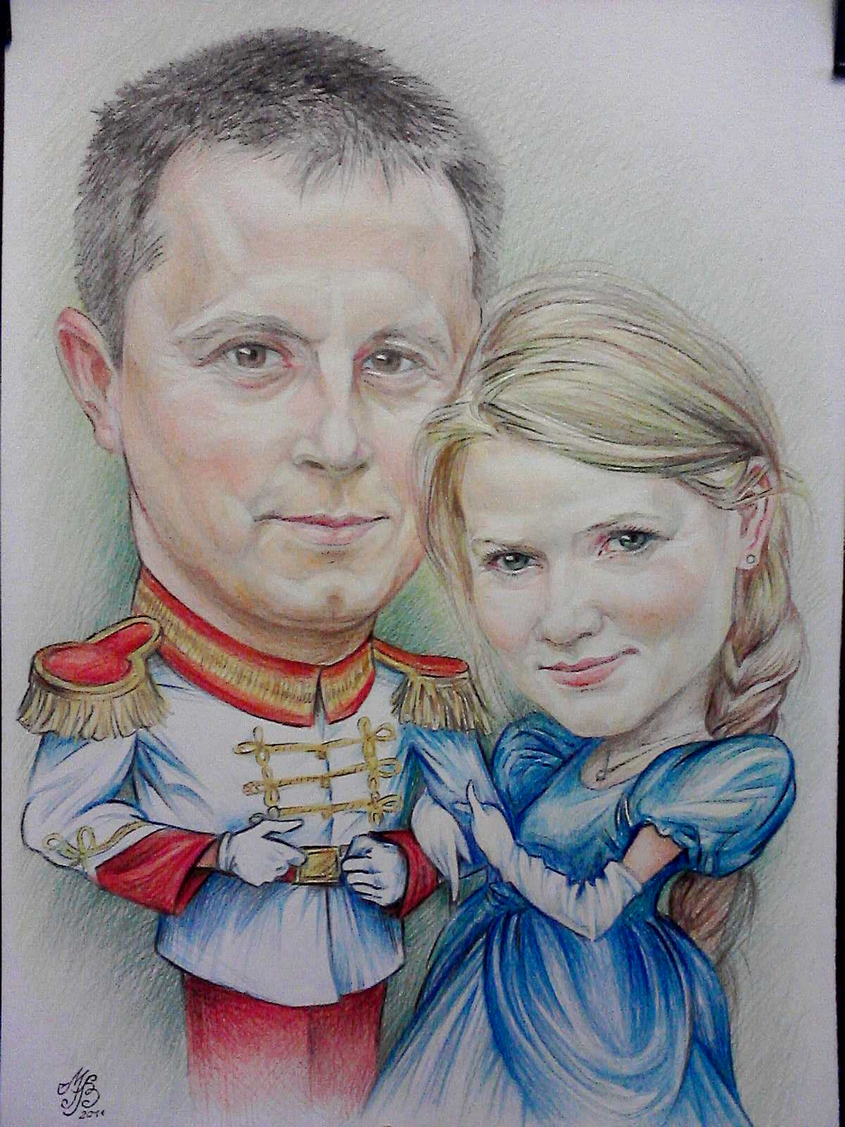 Обложка проекта: Свадебные шаржи!