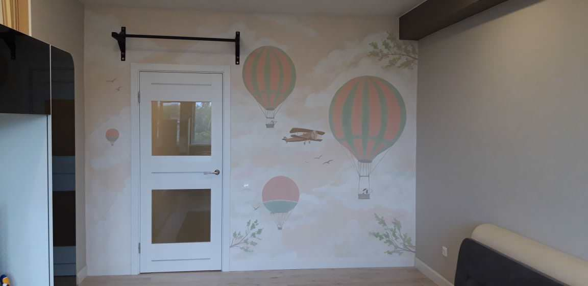 Роспись стен.