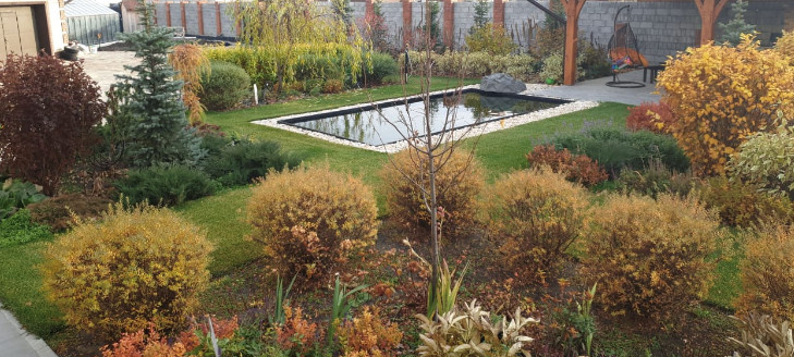 Осень в полосатом саду.