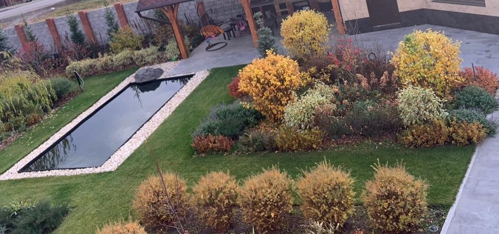 Осень в полосатом саду.