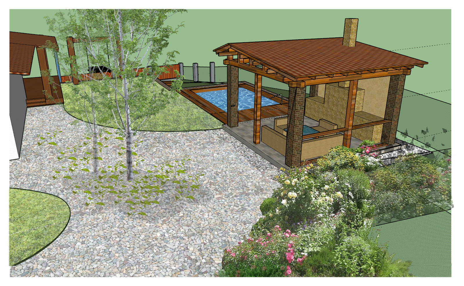 Природный склон в Аношках