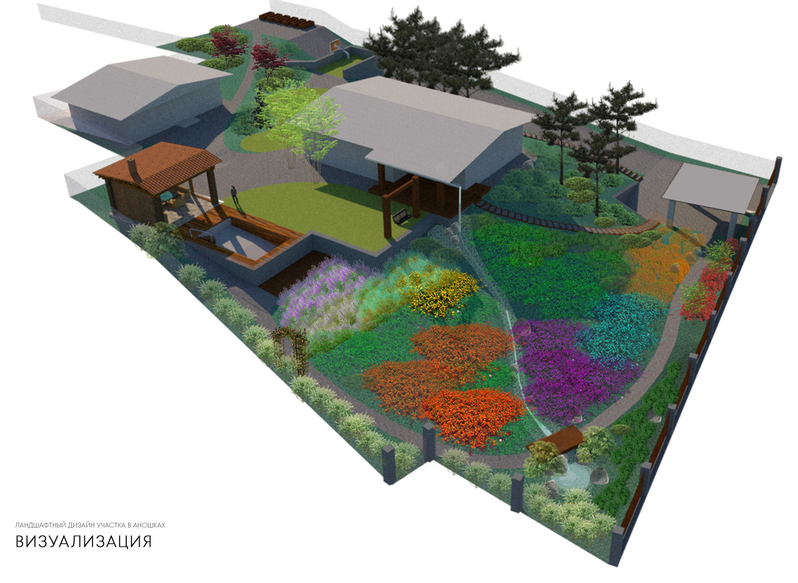 Природный склон в Аношках