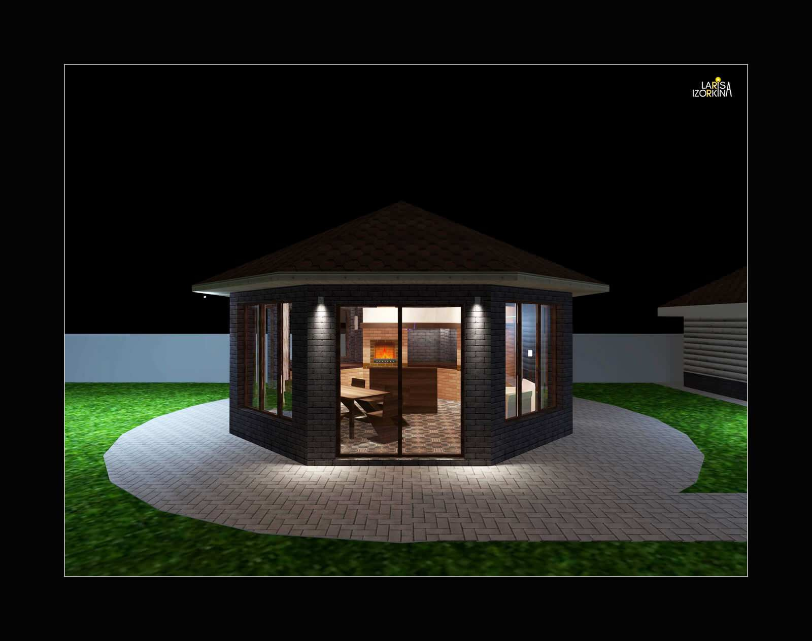 Обложка проекта: Наружное освещение беседки