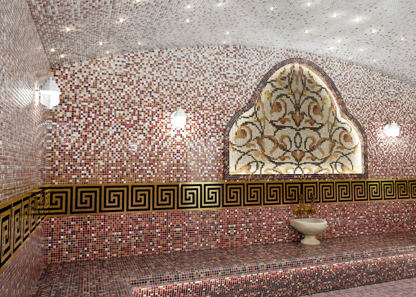 Мозаика для хамама