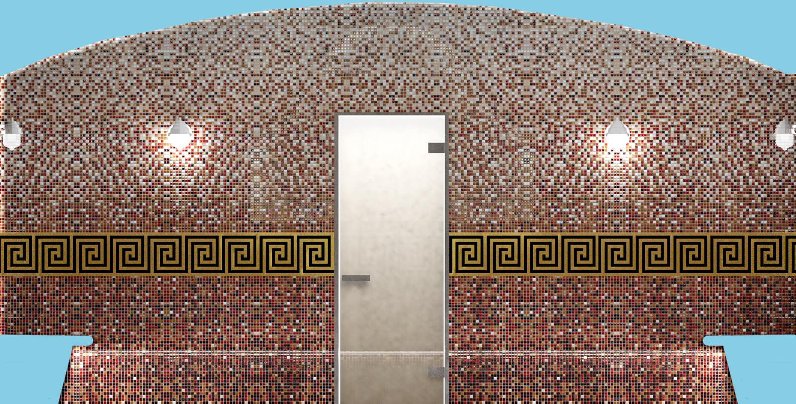 Мозаика для хамама