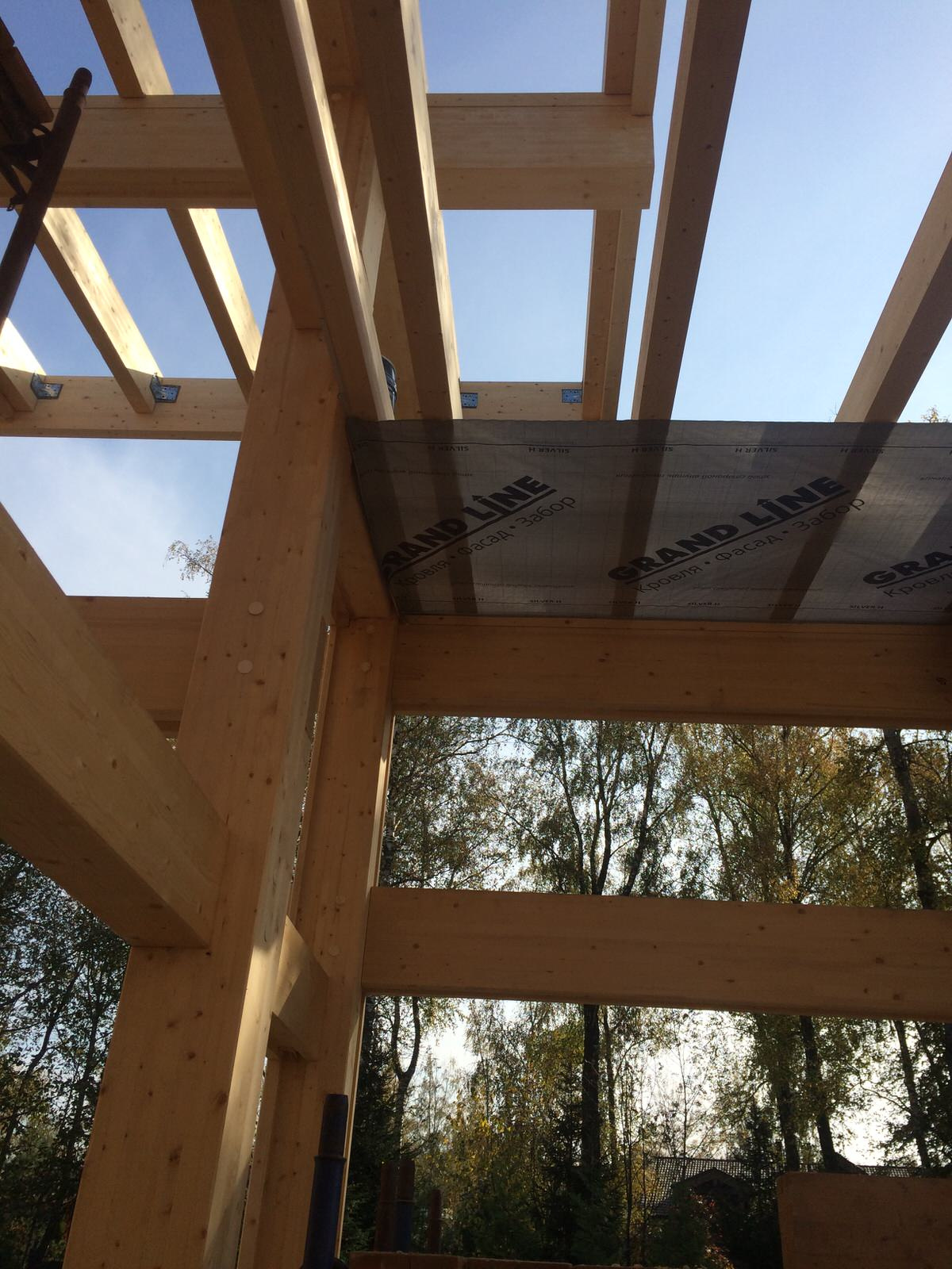 Строительство фахверкового дома. ГО Истра, МО.