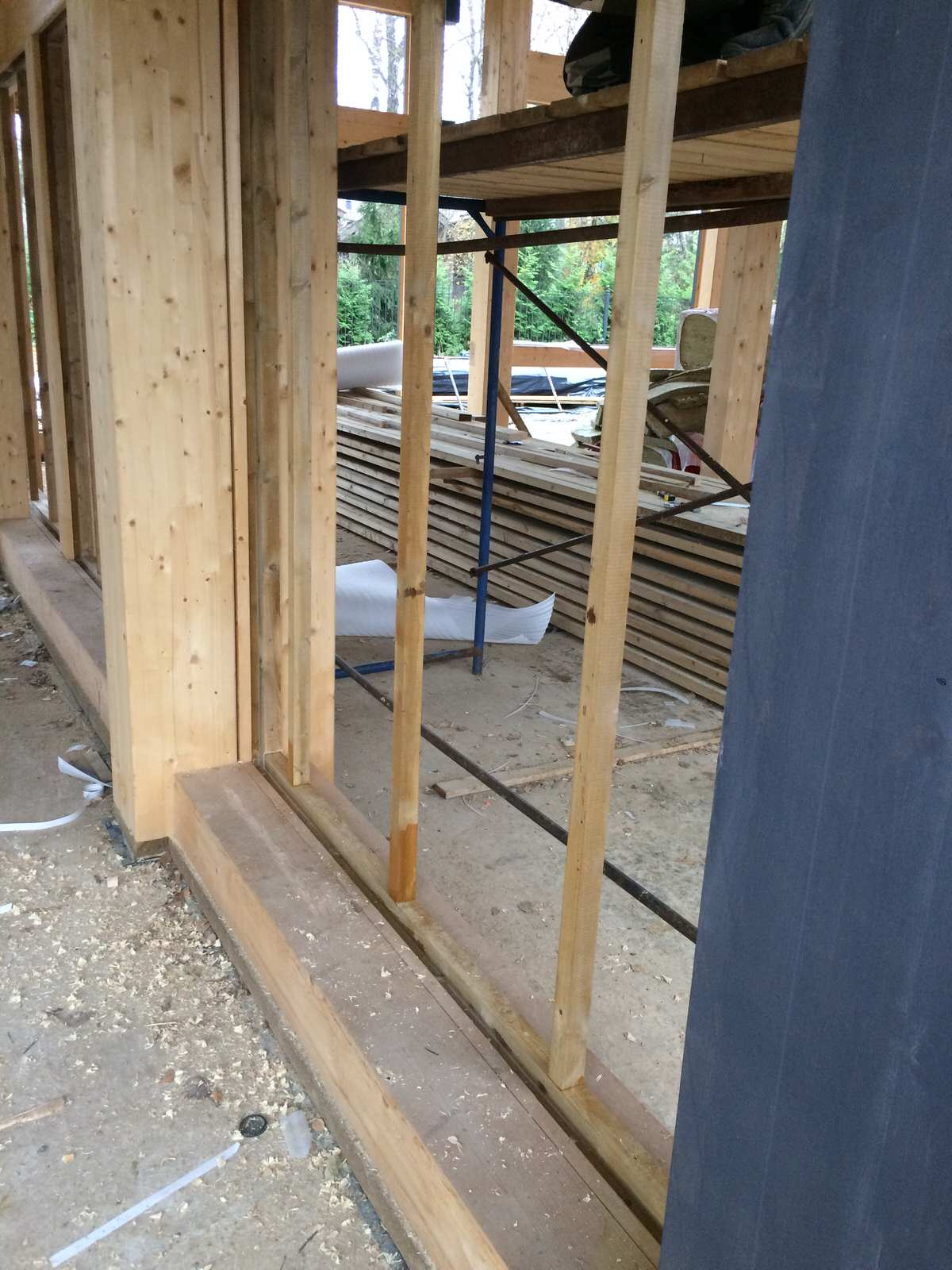 Строительство фахверкового дома. ГО Истра, МО.