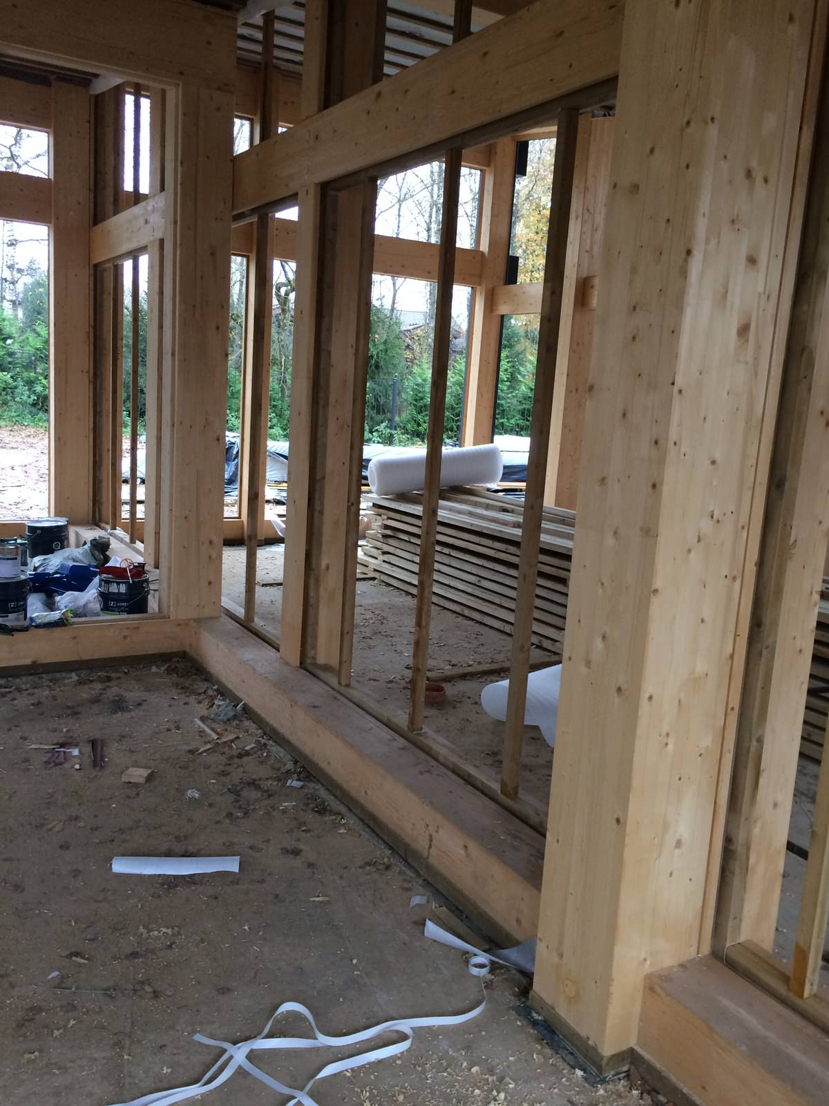 Строительство фахверкового дома. ГО Истра, МО.