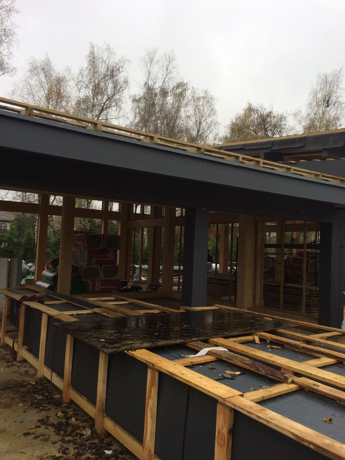 Строительство фахверкового дома. ГО Истра, МО.