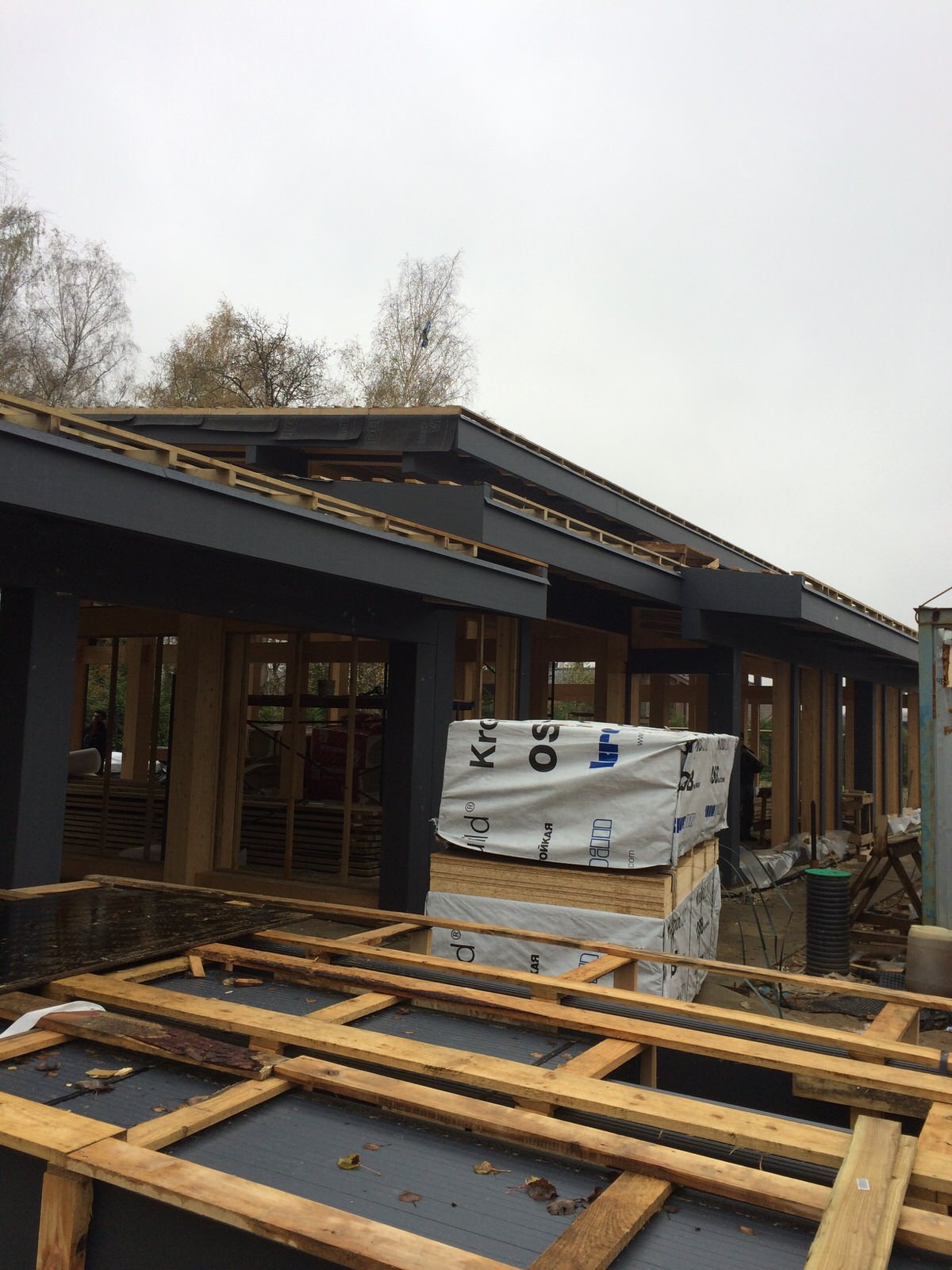 Строительство фахверкового дома. ГО Истра, МО.