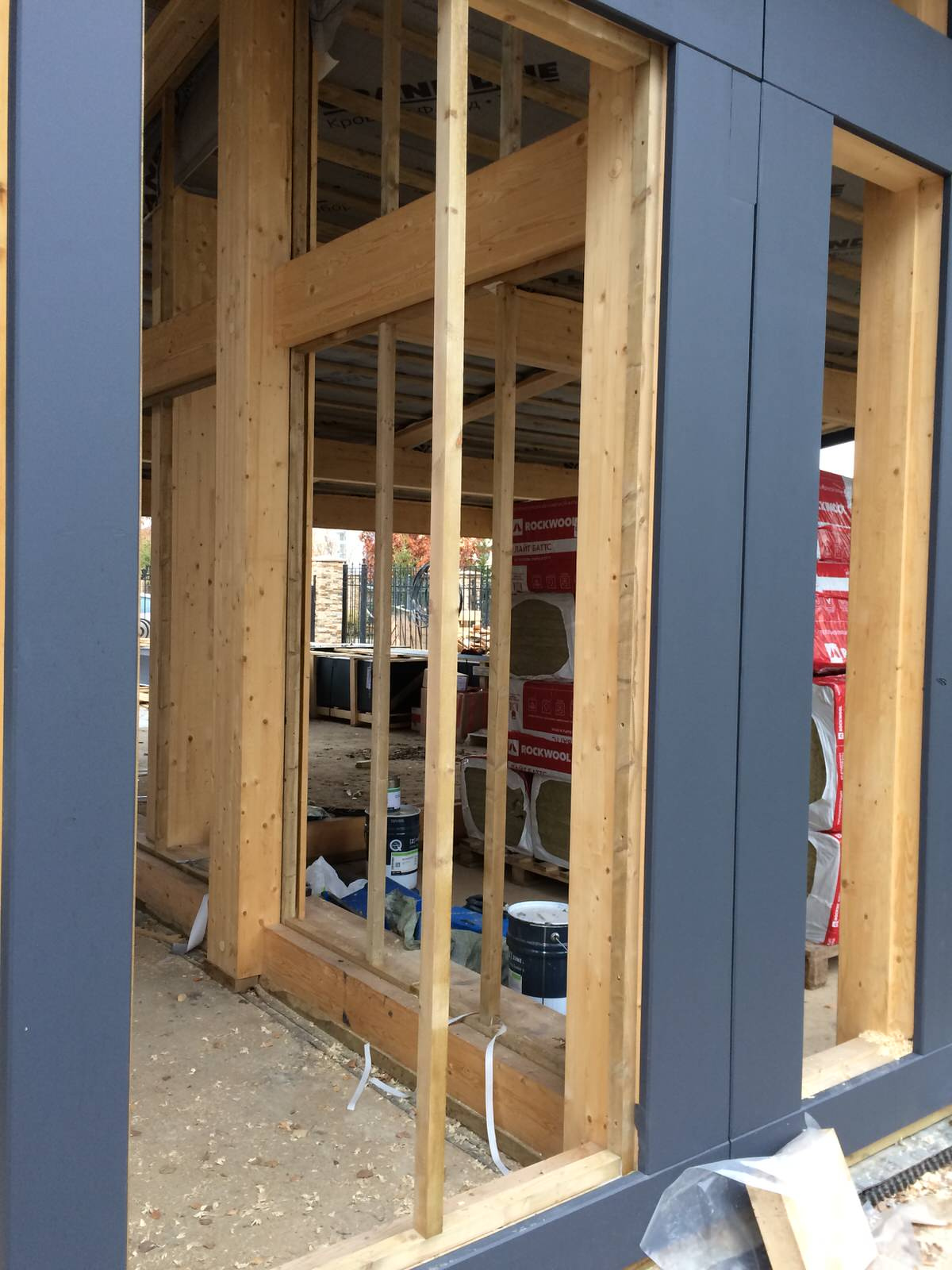 Строительство фахверкового дома. ГО Истра, МО.