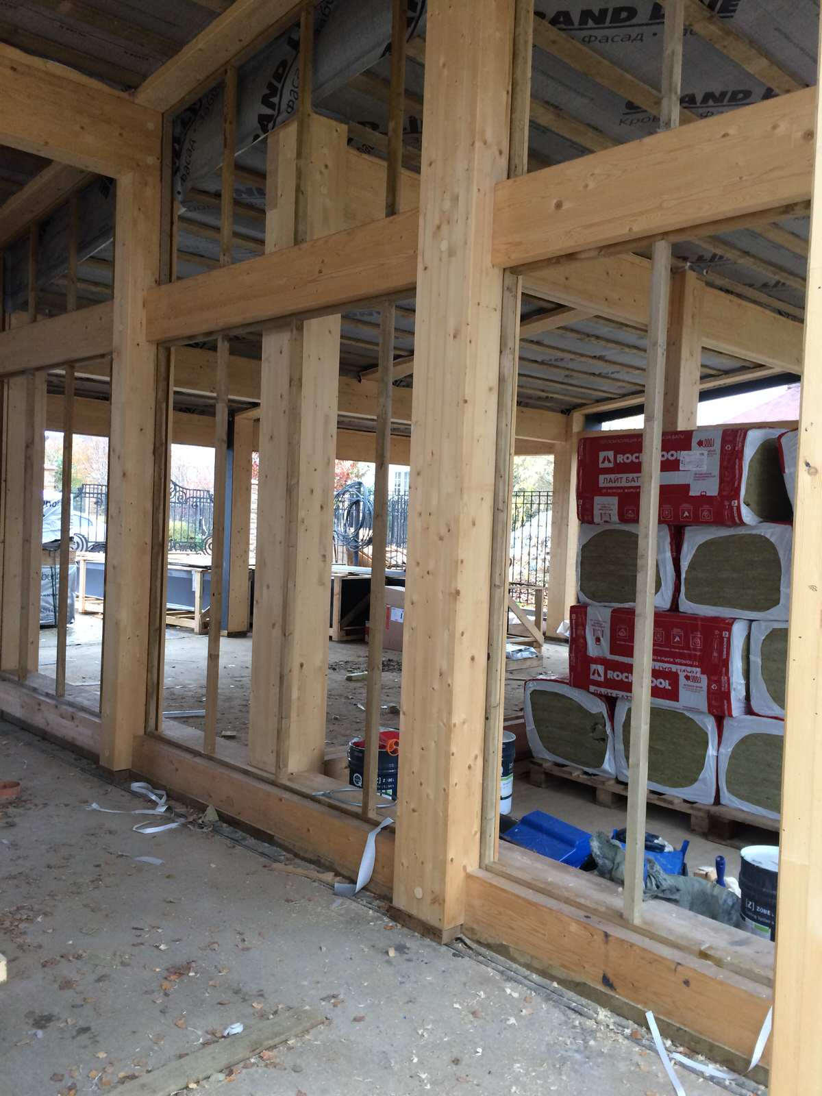 Строительство фахверкового дома. ГО Истра, МО.