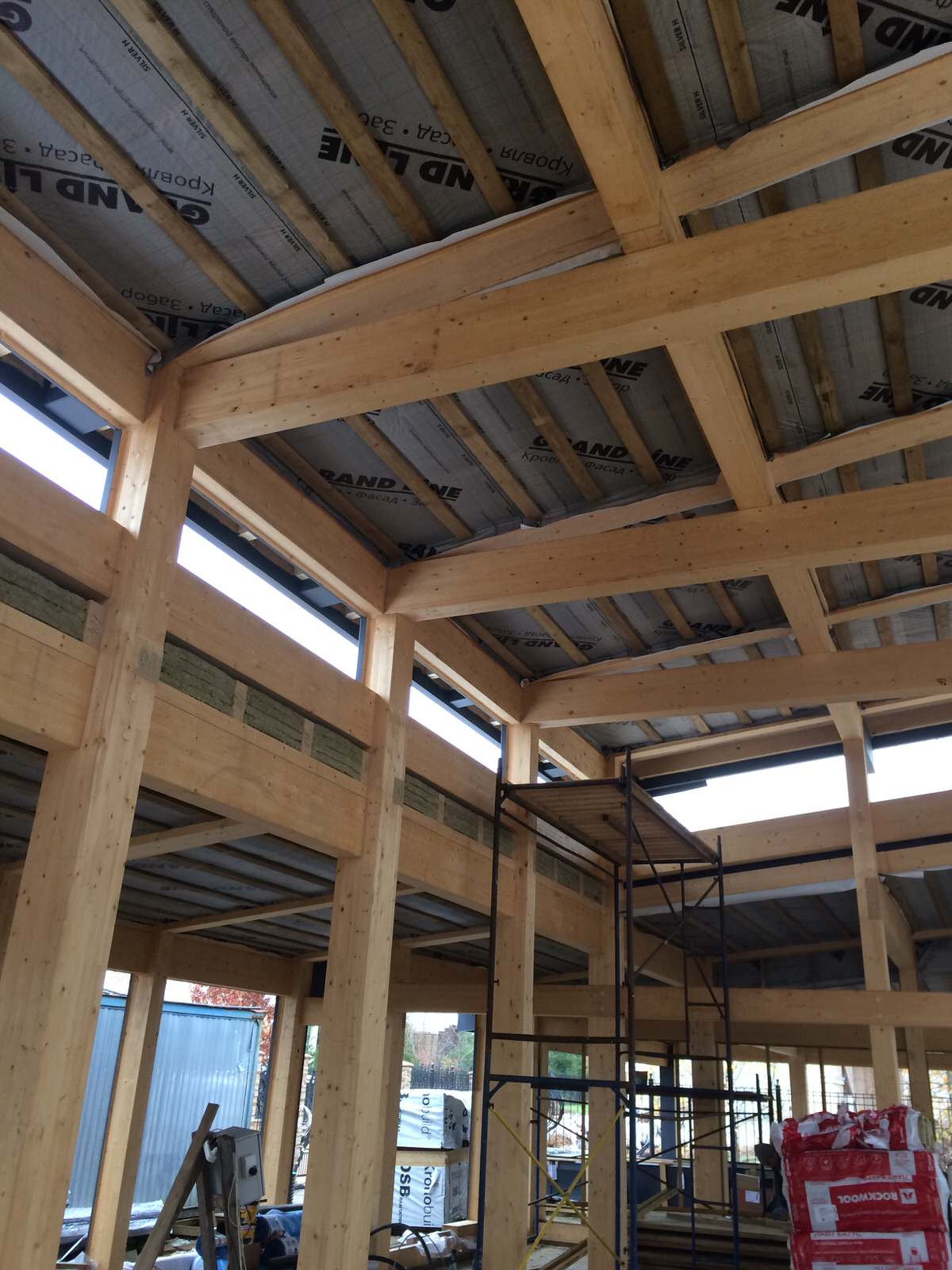 Строительство фахверкового дома. ГО Истра, МО.