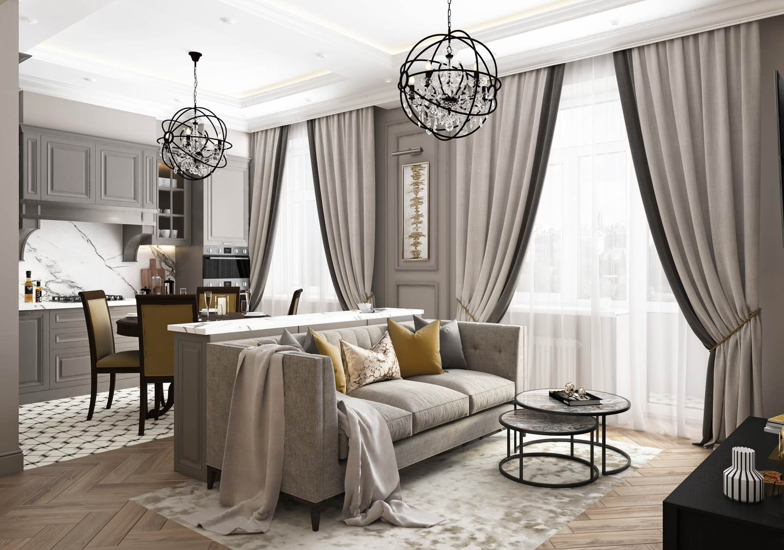 Классические интерьеры