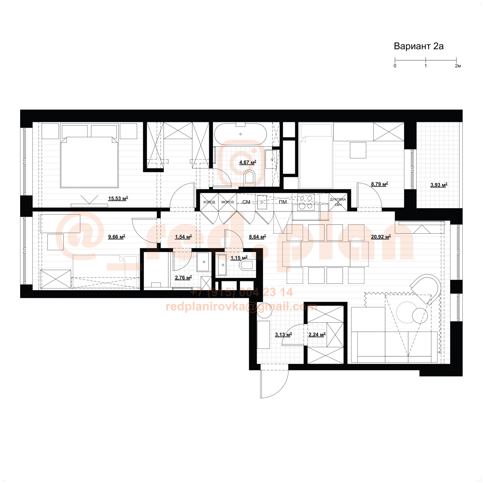 Квартира #4_варианты планировки @_red.plan